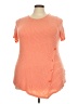 Kim Rogers Orange Short Sleeve Top Size 2X - photo 1