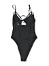 Blue Life Solid Black One Piece Swimsuit Size S - photo 2