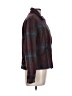 Fashion Bug Plaid Burgundy Jacket Size L - photo 4