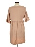 Evolutionary Solid Tan Casual Dress Size L - photo 2