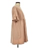Evolutionary Solid Tan Casual Dress Size L - photo 4