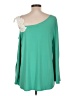 Alfani Green Long Sleeve Blouse Size L - photo 2