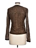 6 Degrees Animal Print Brown Long Sleeve Blouse Size L - photo 2
