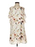 As U Wish 100% Polyester Print Ivory Casual Dress Size S - photo 1