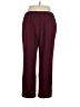 Kasper Solid Burgundy Casual Pants Size 14W - photo 2