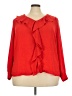 The Limited 100% Polyester Red 3/4 Sleeve Blouse Size 2X - photo 1
