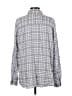 Treasure & Bond Plaid Gray Long Sleeve Button-Down Shirt Size L - photo 2