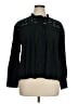 Sundance 100% Viscose Black Long Sleeve Blouse Size XL - photo 1