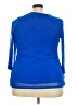 Alfani 100% Nylon Blue 3/4 Sleeve Top Size 3X - photo 2