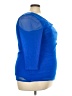 Alfani 100% Nylon Blue 3/4 Sleeve Top Size 3X - photo 4