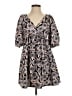 ASOS Design Floral Gray Casual Dress Size 4 (petite) - photo 1