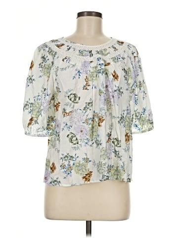 Ann Taylor LOFT Short Sleeve Blouse (view 1)