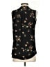 Jon & Anna 100% Polyester Floral Black Sleeveless Blouse Size S - photo 2