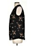 Jon & Anna 100% Polyester Floral Black Sleeveless Blouse Size S - photo 5