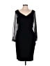 Xscape 100% Polyester Black Cocktail Dress Size 12 - photo 1