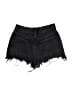 Zara Black Denim Shorts Size 0 - photo 2