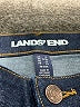 Lands' End Chevron-herringbone Blue Jeans Size 12 - photo 7