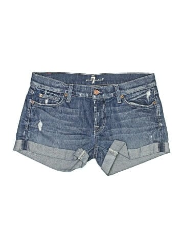 7 For All Mankind Denim Shorts (view 1)