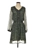 Ichi 100% Polyester Paisley Green Casual Dress Size S - photo 1
