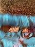 a.n.a. A New Approach 100% Polyester Blue Short Sleeve Blouse Size M - photo 7