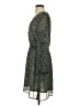 Ichi 100% Polyester Paisley Green Casual Dress Size S - photo 5