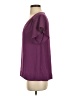 Halogen 100% Polyester Purple Short Sleeve Blouse Size S - photo 5