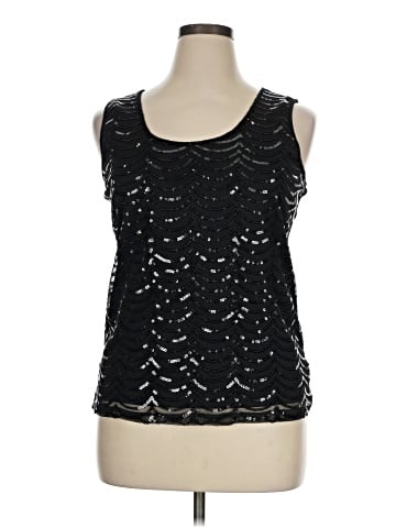 Always Indigo Sleeveless Blouse (view 1)