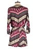Honey Punch Chevron-herringbone Burgundy Romper Size S - photo 2