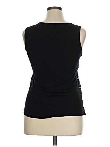 Always Indigo Sleeveless Blouse (view 2)
