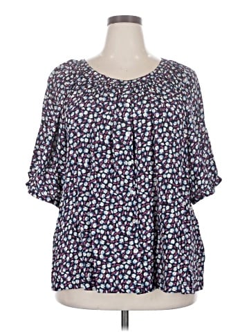 Karen Kane Short Sleeve Blouse (view 1)