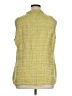 Flax Tweed Yellow Sleeveless Blouse Size 14 (L) - photo 2