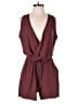 Active by Old Navy Solid Burgundy Romper Size M - photo 1