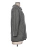 Talbots 100% Wool Houndstooth Gray Wool Pullover Sweater Size L - photo 4