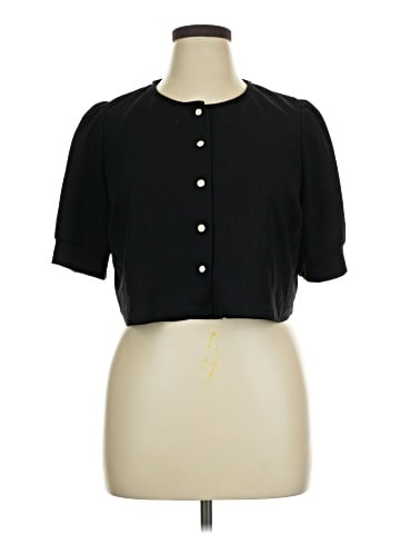 Shein Curve Short Sleeve Blouse (view 1)