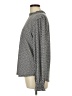 Adrianna Papell Houndstooth Gray Long Sleeve Blouse Size L - photo 5