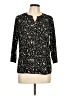 Napa Valley Stars Black 3/4 Sleeve Blouse Size L (petite) - photo 1