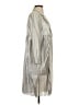 BCBGMAXAZRIA Metallic Silver Coat Size S - photo 4