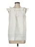 J.Crew 100% Cotton Ivory Sleeveless Blouse Size 6 (tall) - photo 1