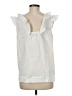 J.Crew 100% Cotton Ivory Sleeveless Blouse Size 6 (tall) - photo 2