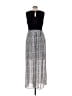 Apt. 9 Houndstooth Gray Casual Dress Size L - photo 2