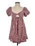 Altar'd State Pink Short Sleeve Blouse Size XS - photo 1