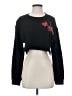 Alice + Olivia 100% Cotton Hearts Black Pullover Sweater Size XS - photo 1