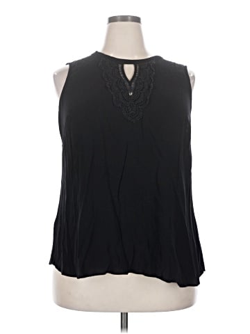 Pale Sky Sleeveless Blouse (view 1)