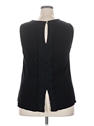 Pale Sky Sleeveless Blouse (view 2)