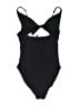 J.Crew Solid Black One Piece Swimsuit Size 6 - photo 2