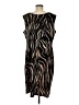 En Focus Animal Print Brown Cocktail Dress Size M (estimated) - photo 2