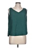 Fancyinn 100% Polyester Teal Sleeveless Blouse Size L - photo 1