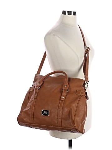AK Anne Klein Leather Satchel (view 2)