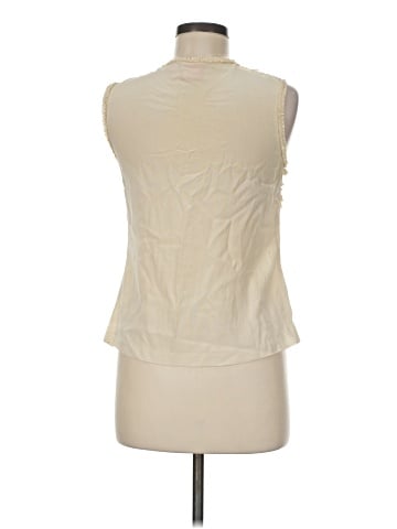 Tory Burch Sleeveless Silk Top (view 2)