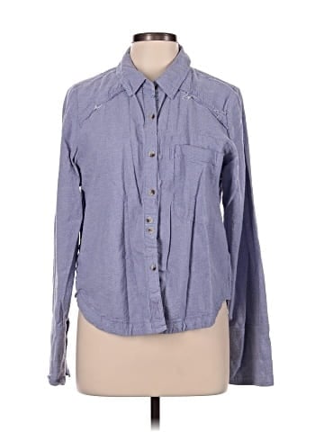 We the Free Long Sleeve Button-Down Shirt (view 1)